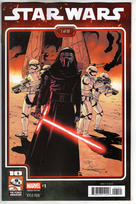 Marvel COMIC BOOKS STAR WARS #1 CHRIS SPROUSE THE FORCE AWAKENS 10TH ANNIVERSARY VARIANT