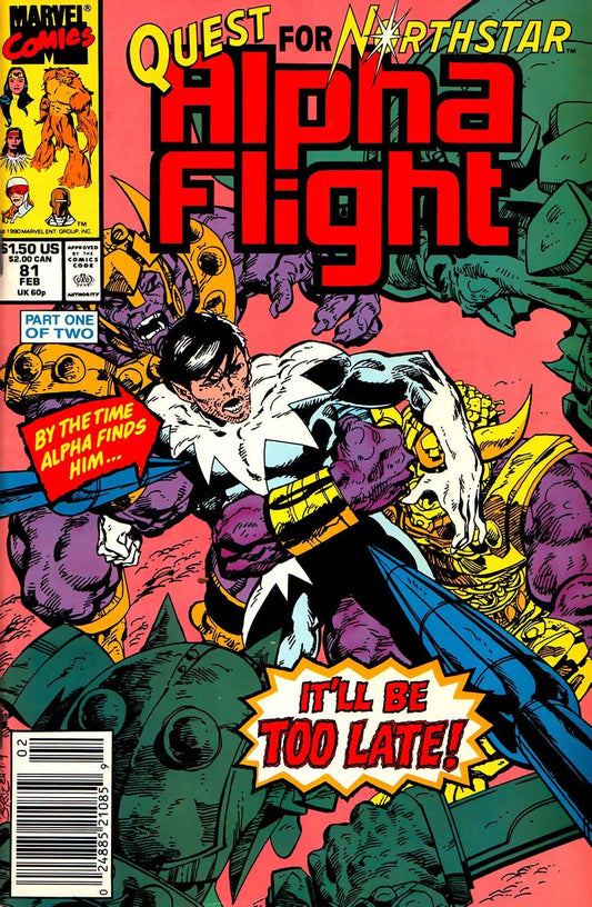 Marvel Comics Alpha Flight #81 [VF]