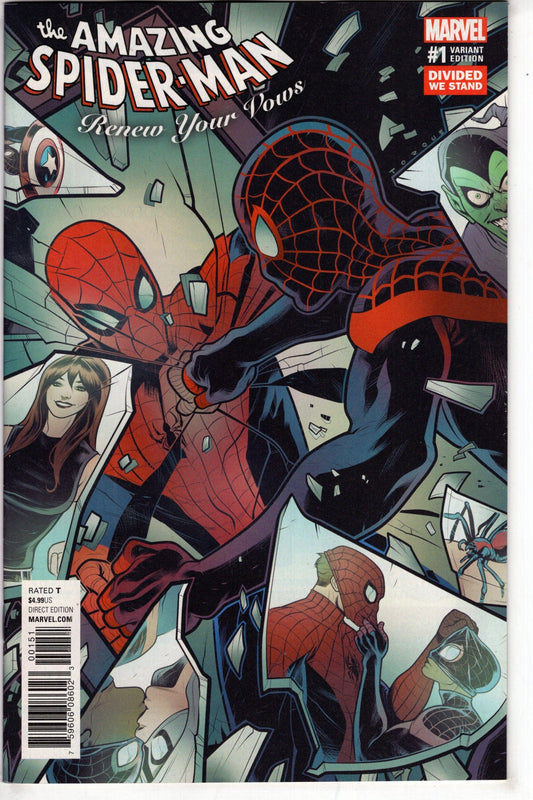 MARVEL COMICS AMAZING SPIDER-MAN RENEW YOUR VOWS #1 DIVIDED WE STAND V NOW