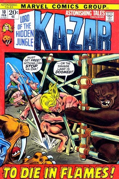Marvel Comics Astonishing Tales #10 [VG]