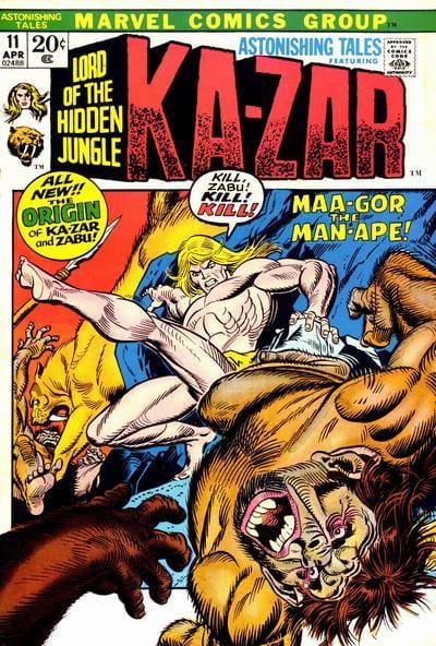 Marvel Comics Astonishing Tales #11 [VG]