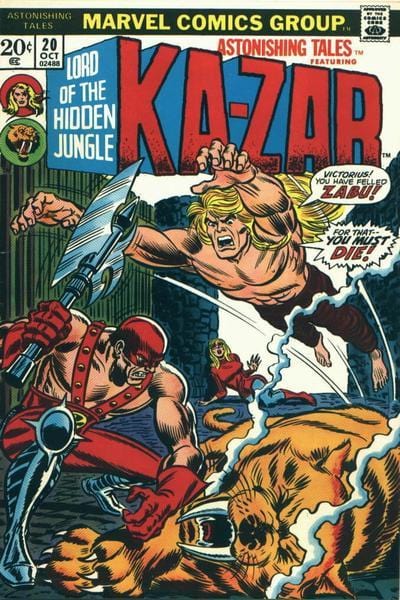 Marvel Comics Astonishing Tales #20 [VG]