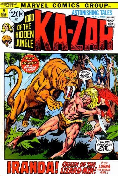 Marvel Comics Astonishing Tales #9 [VG]