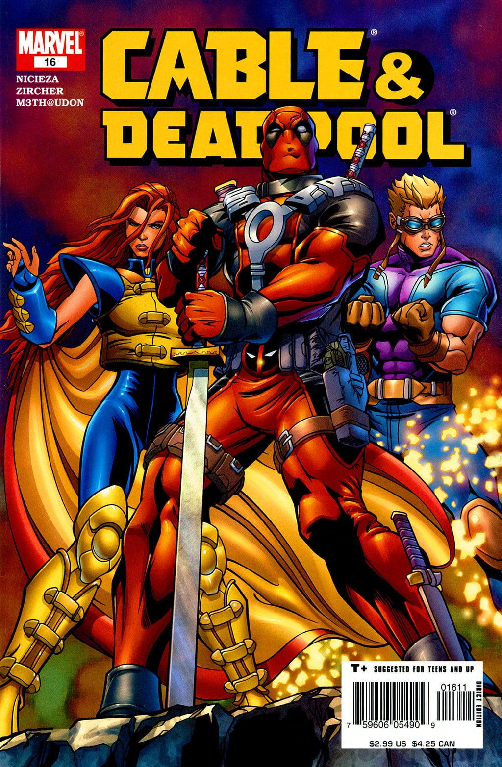 Marvel Comics Cable & Deadpool #16 [VF/NM]