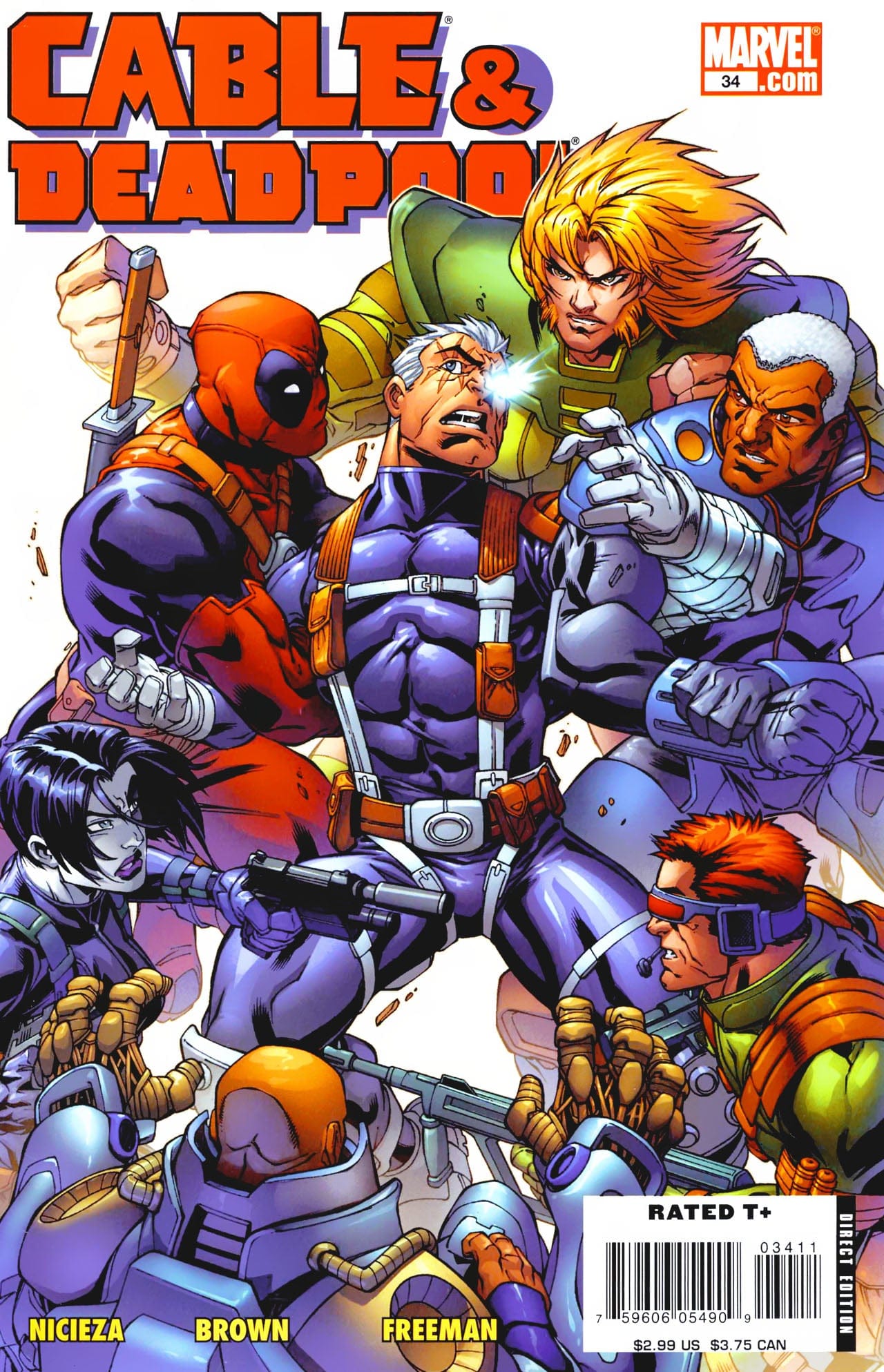Marvel Comics Cable & Deadpool #34 [VF/NM]