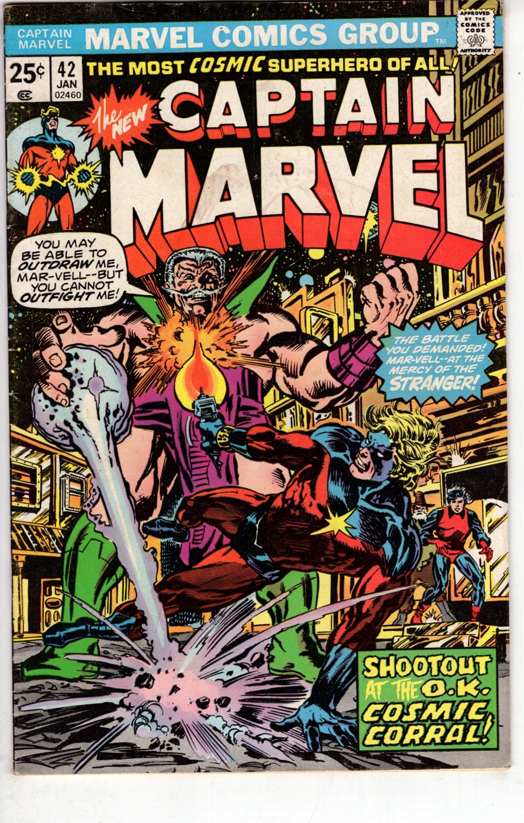 Marvel Comics Captain Marvel #42 [VG]