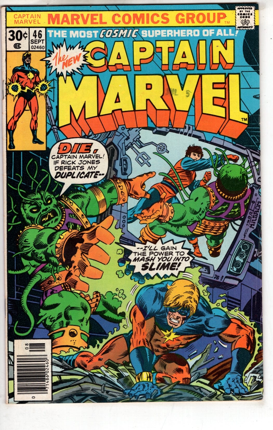 Marvel Comics Captain Marvel #46 [VG]