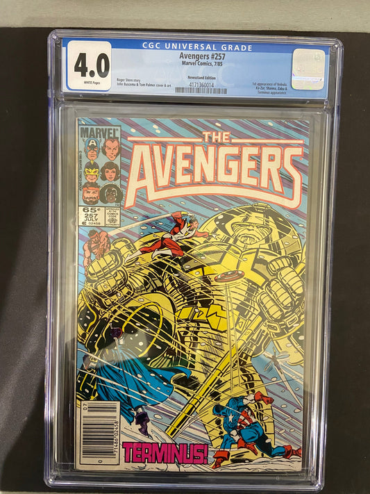 MARVEL COMICS CGC AVENGERS #257 CGC 4.0