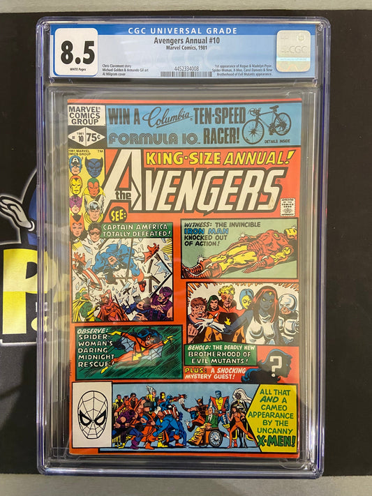 MARVEL COMICS CGC Avengers Annual #10 CGC 8.5