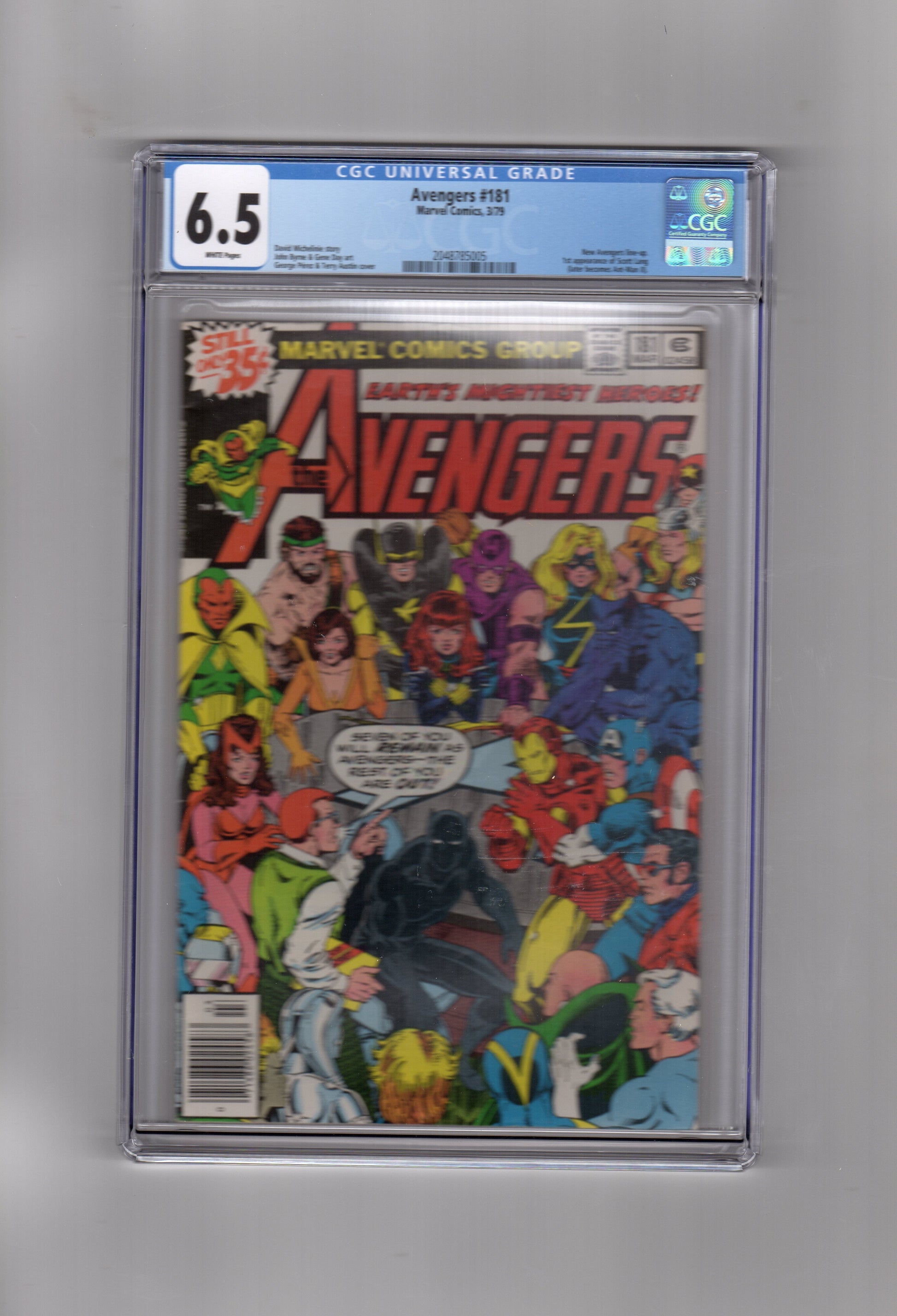 Marvel Comics CGC Comic AVENGERS #181 CGC 6.5
