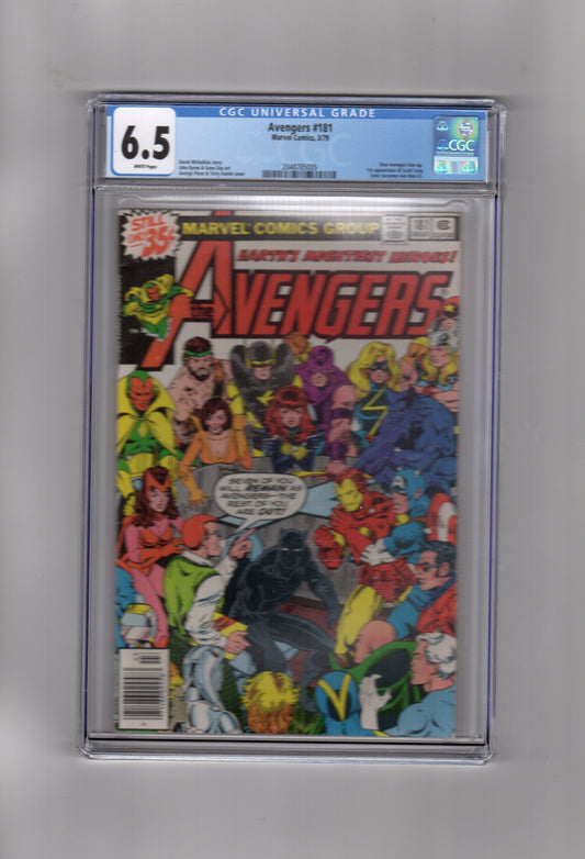 Marvel Comics CGC Comic AVENGERS #181 CGC 6.5