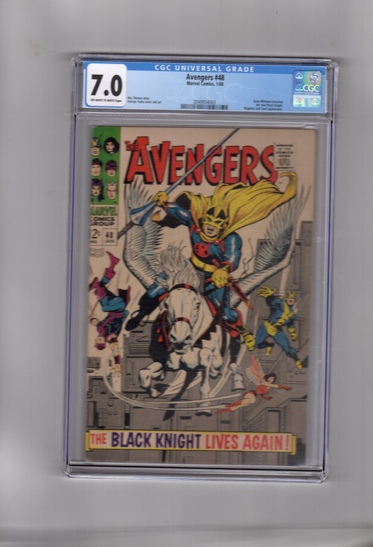 Marvel Comics CGC Comic AVENGERS #48 CGC 7.0