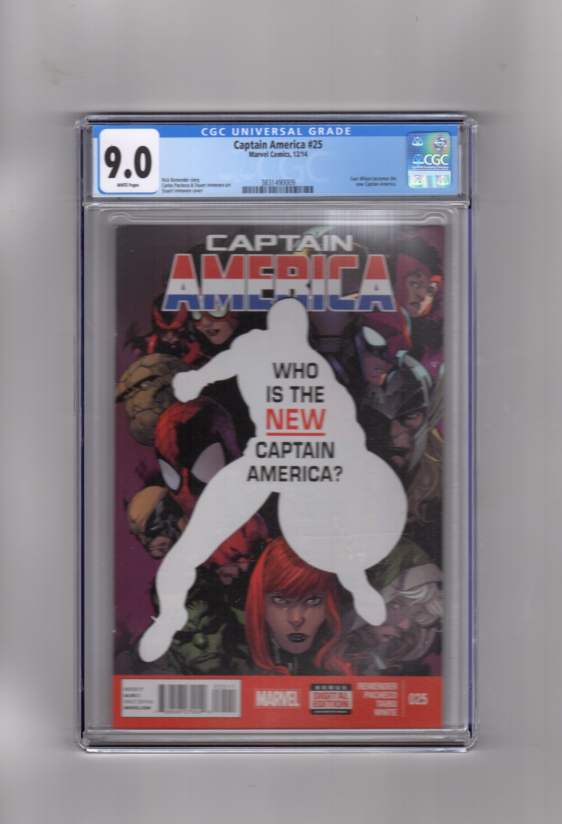 Marvel Comics CGC Comic CAPTAIN AMERICA #25 CGC 9.0