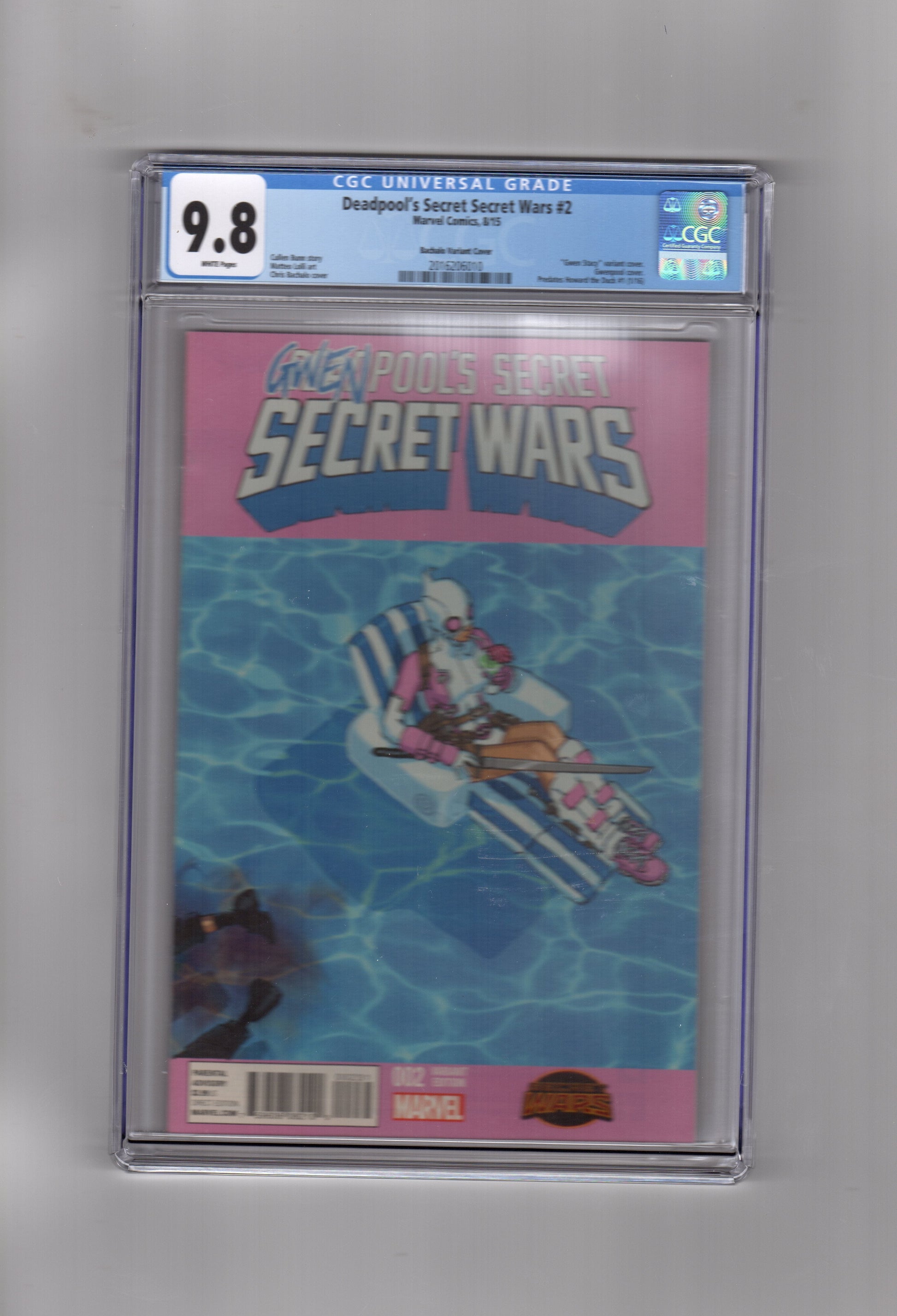 Marvel Comics CGC Comic DEADPOOLS SECRET SECRET  WARS  #2 CGC 9.8