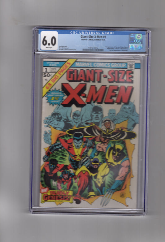 Marvel Comics CGC Comic GIANT SIZE X-MEN 1 CGC 6.0