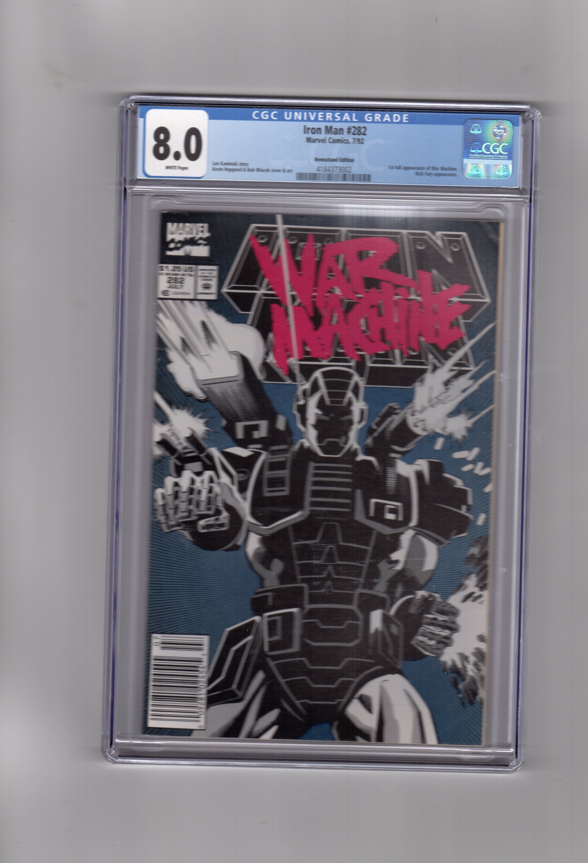 Marvel Comics CGC Comic IRON MAN #282 CGC 8.0