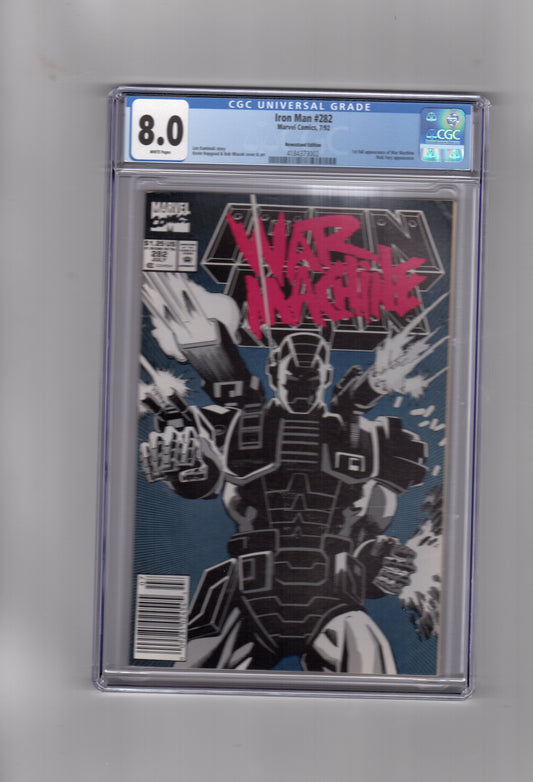 Marvel Comics CGC Comic IRON MAN #282 CGC 8.0