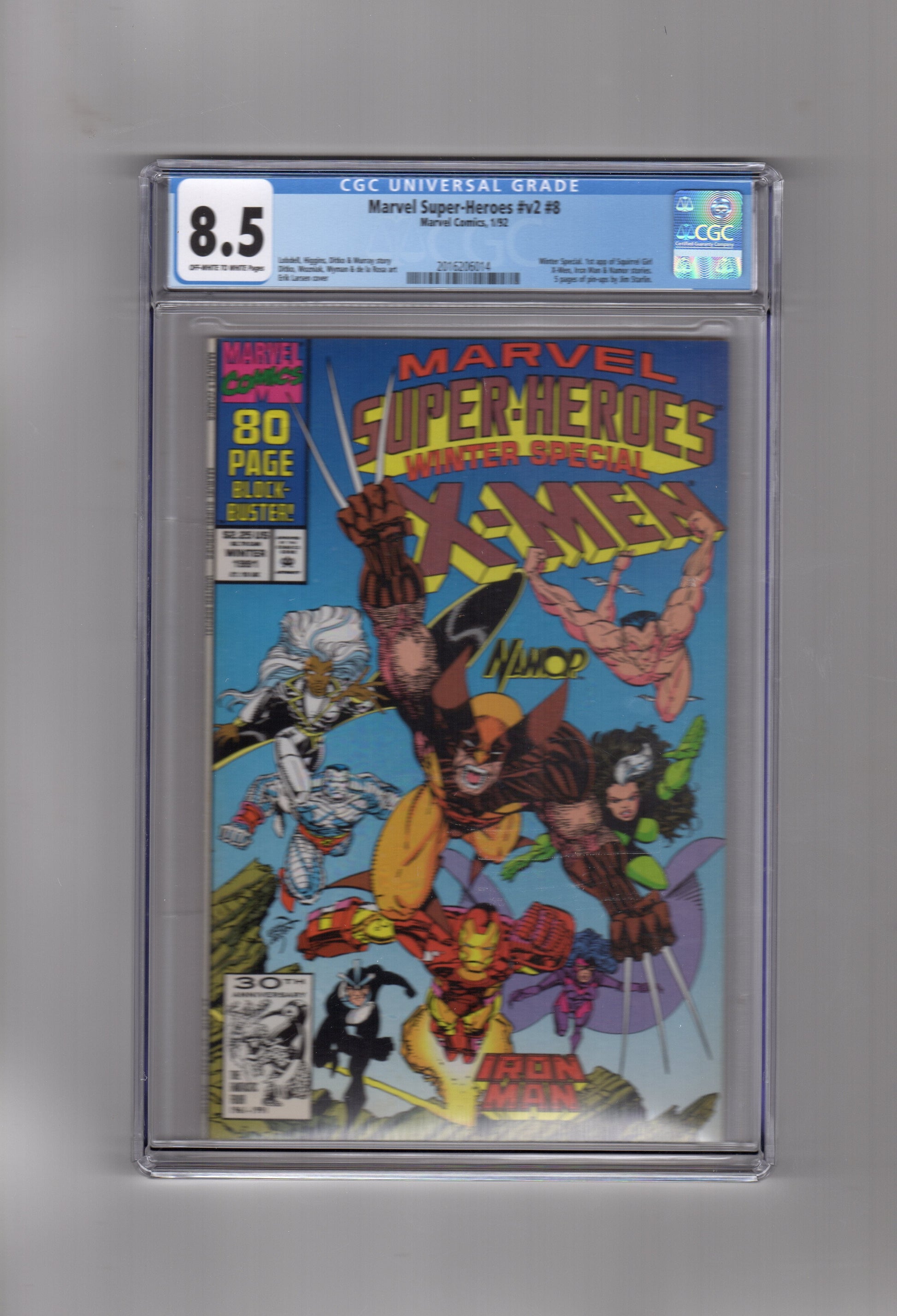 Marvel Comics CGC Comic MARVEL SUPER-HEROES #V2 #8 CGC 8.5