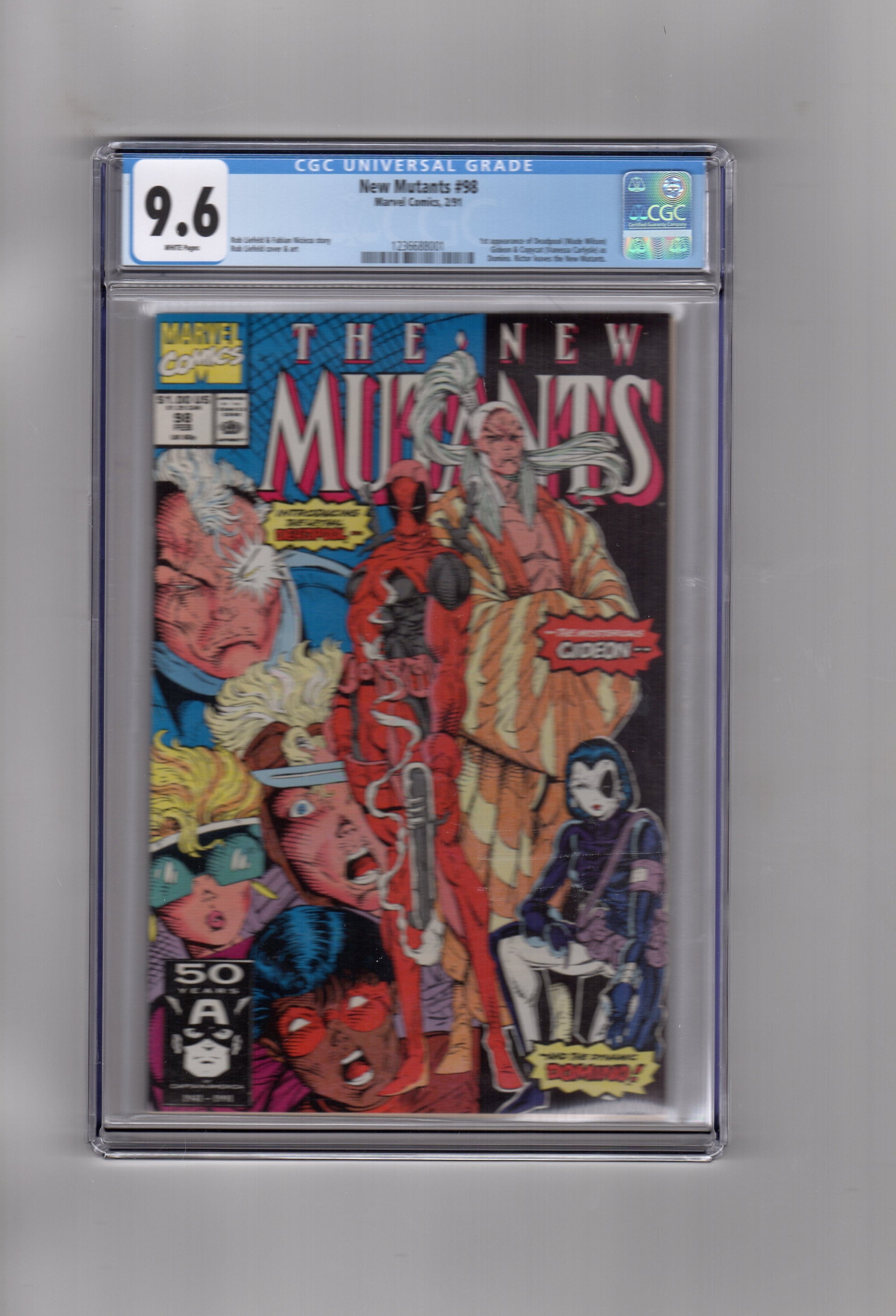 Marvel Comics CGC Comic NEW MUTANTS #98 CGC 9.6