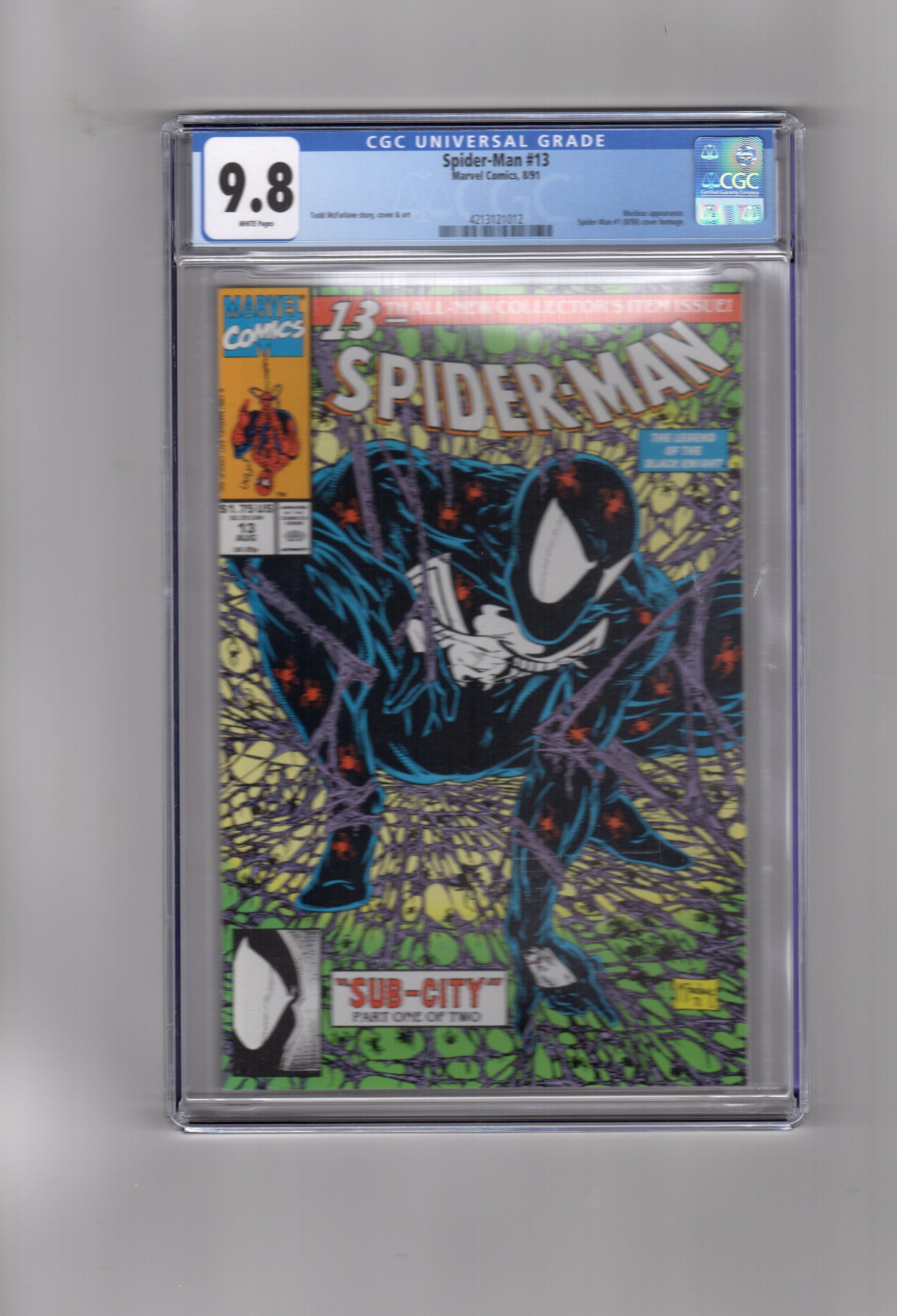 MARVEL COMICS CGC Comic SPIDER-MAN #13 CGC  9.8