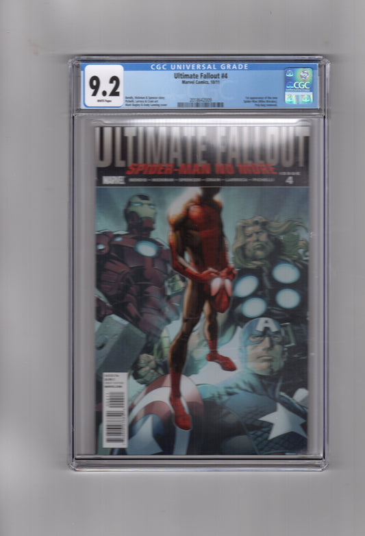 Marvel Comics CGC Comic ULTIMATE FALLOUT #4 CGC 9.2