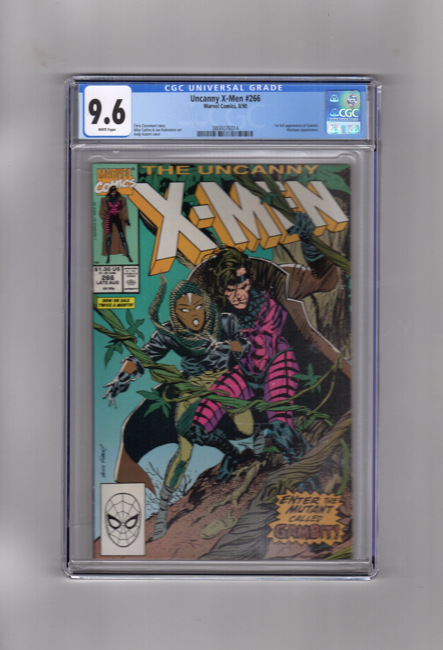 Marvel Comics CGC Comic UNCANNY X-MEN # 266  CGC 9.6