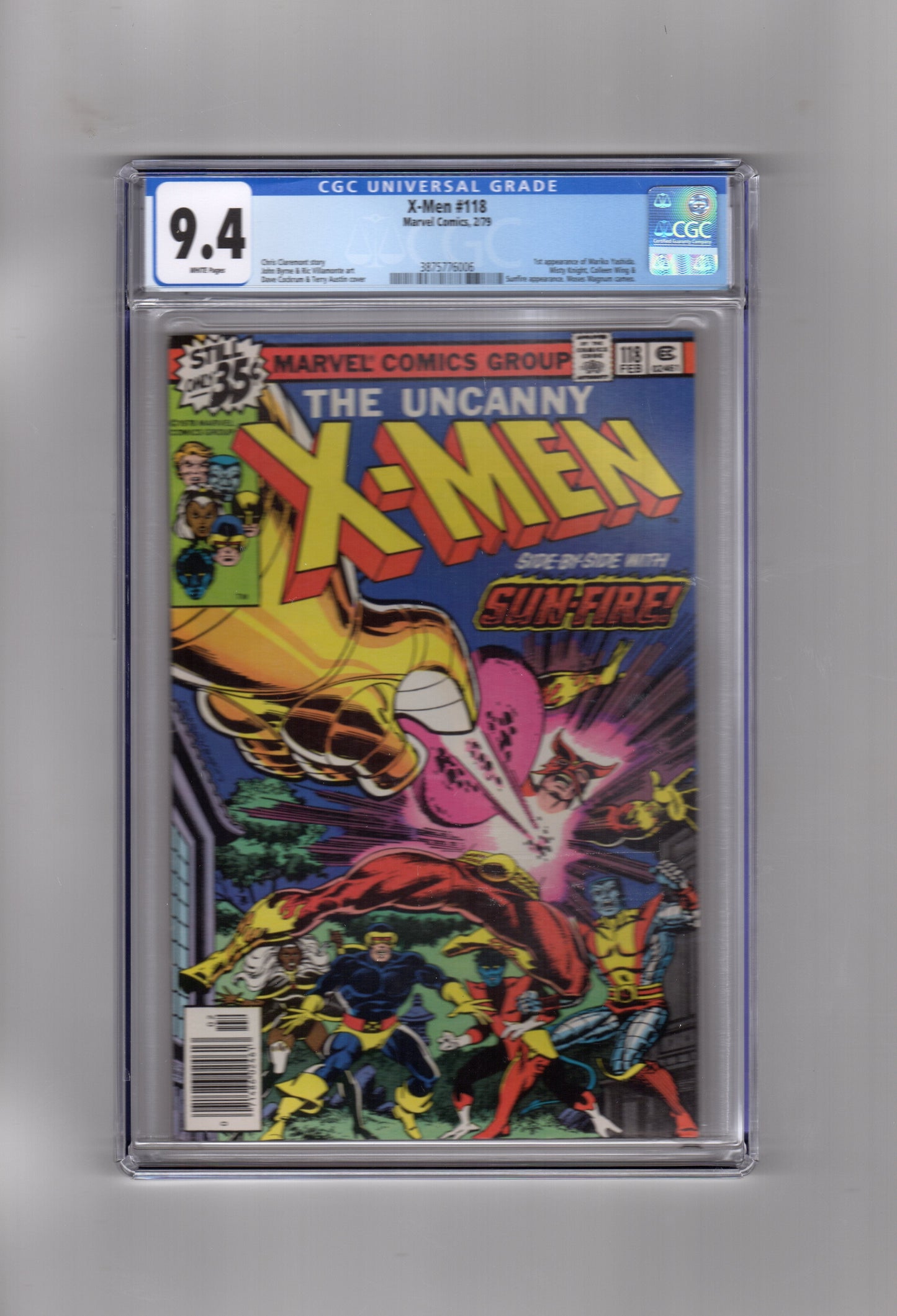 Marvel Comics CGC Comic X-MEN #118 CGC 9.4