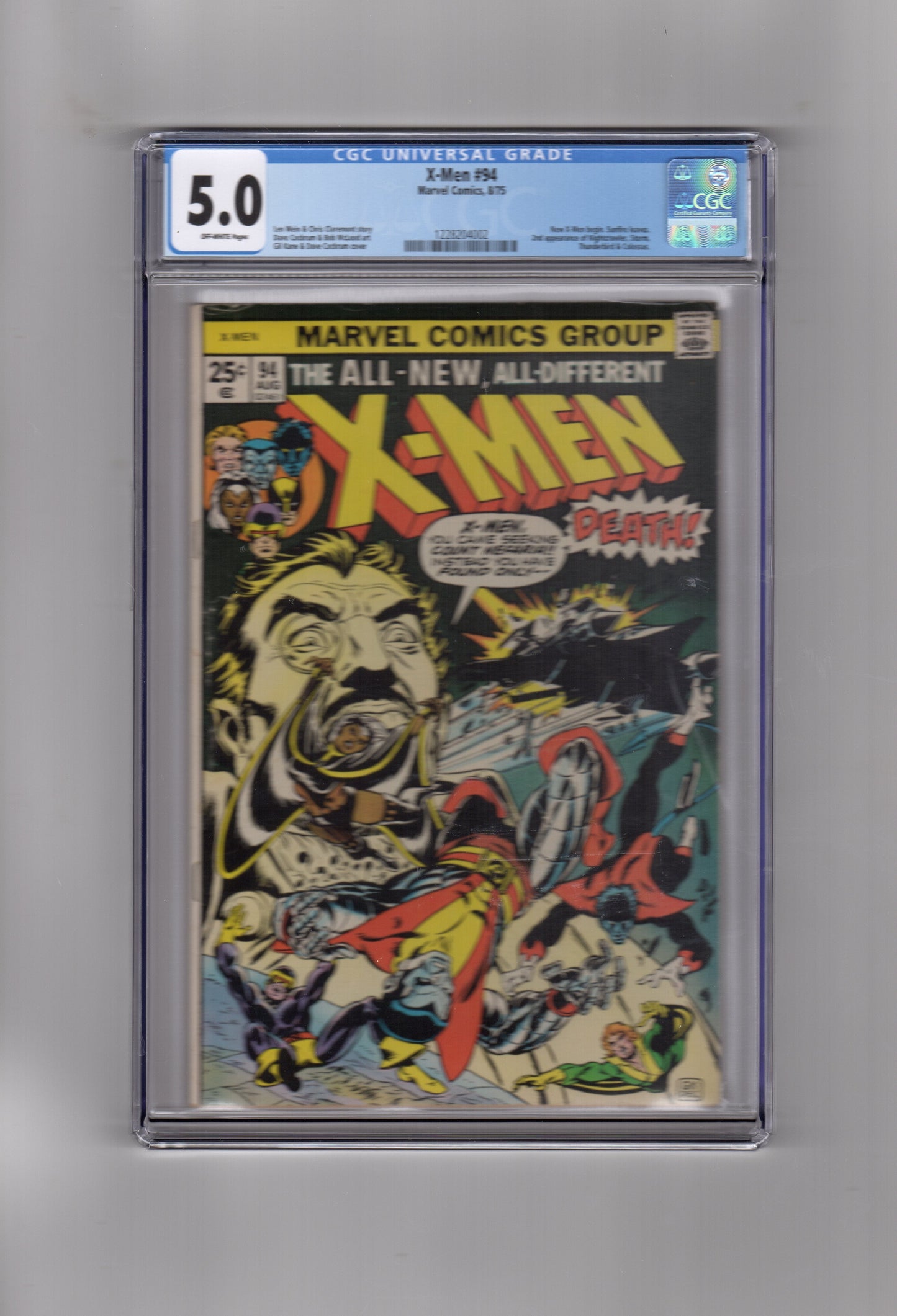 Marvel Comics CGC Comic X-MEN #94 CGC 5.0