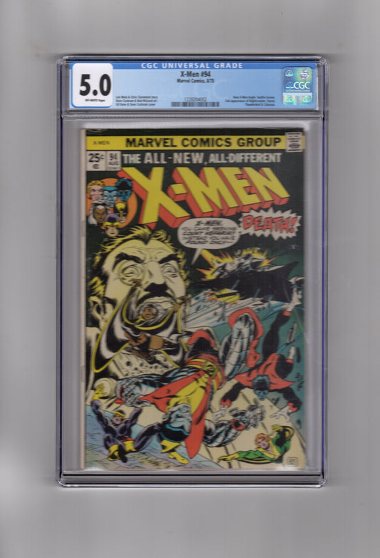 Marvel Comics CGC Comic X-MEN #94 CGC 5.0