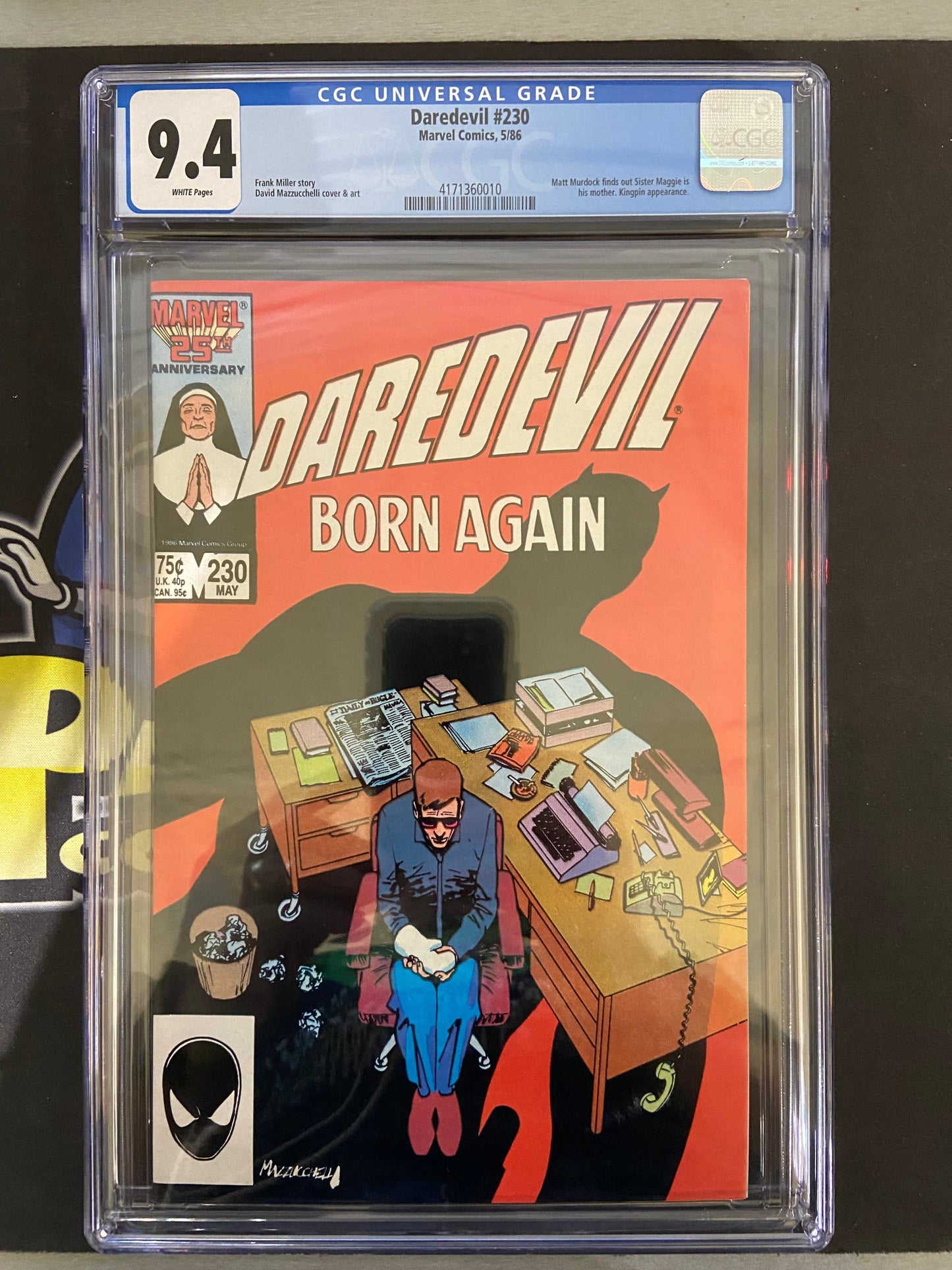 MARVEL COMICS CGC DAREDEVIL #230 CGC 9.4