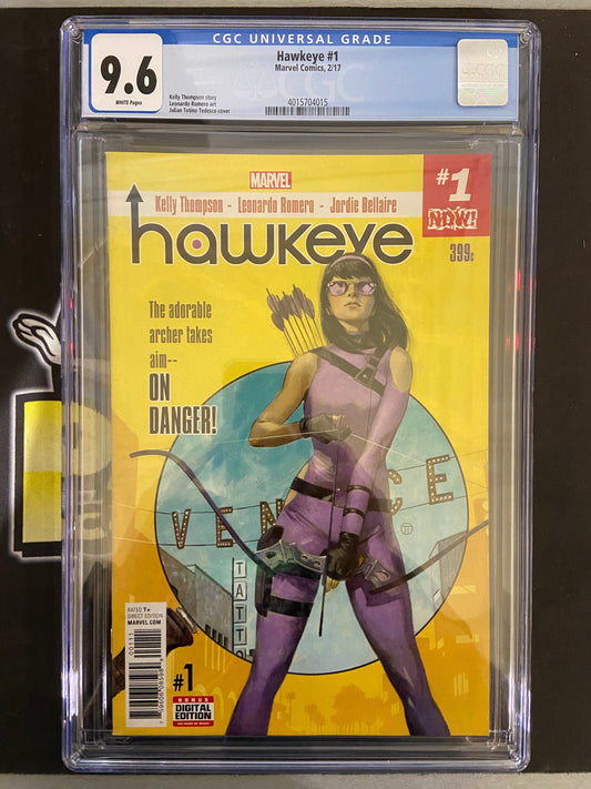 MARVEL COMICS CGC HAWKEYE #1 (2/17) CGC 9.6