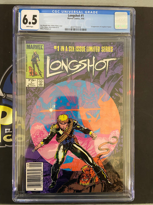 MARVEL COMICS CGC LONGSHOT #1 CGC 6.5