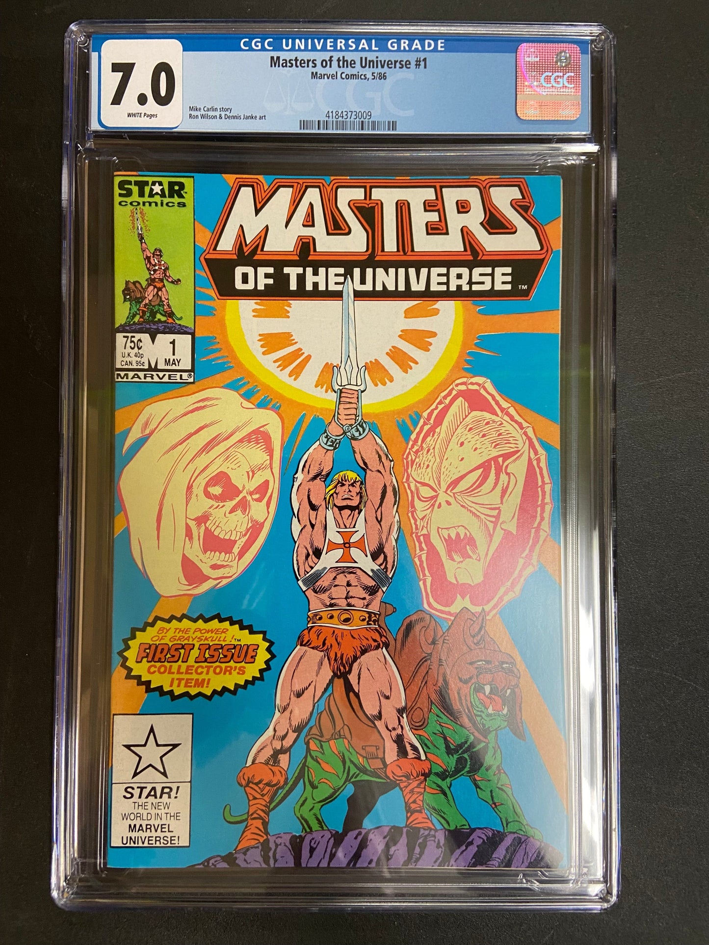 MARVEL COMICS CGC Masters of the Universe #1 CGC 7.0