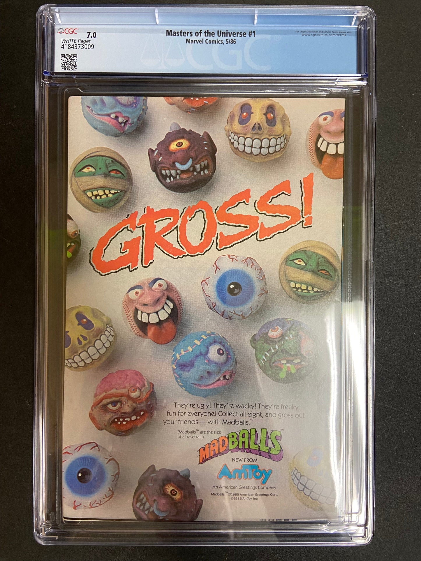 MARVEL COMICS CGC Masters of the Universe #1 CGC 7.0