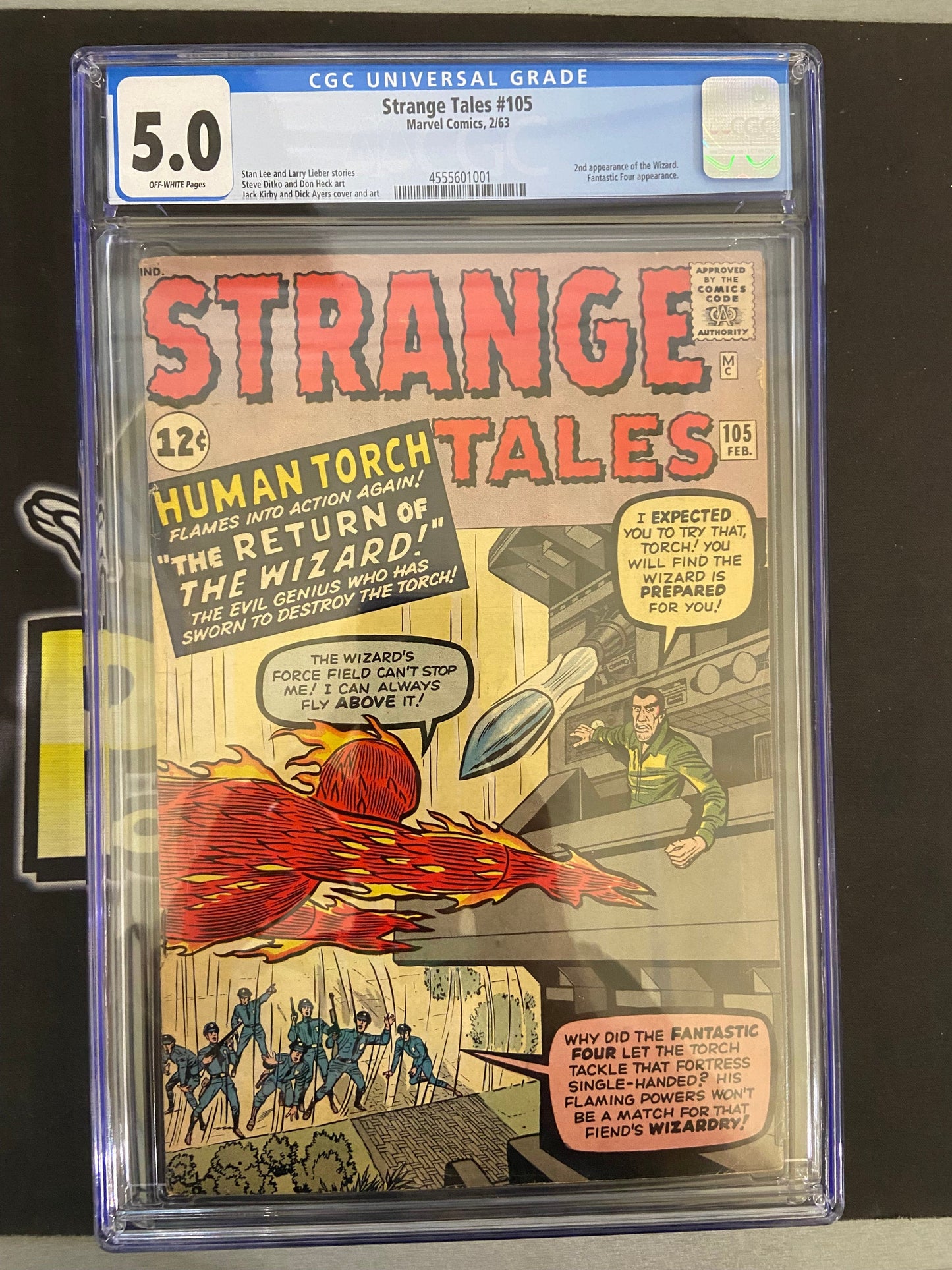 MARVEL COMICS CGC STRANGE TALES #105 CGC 5.0