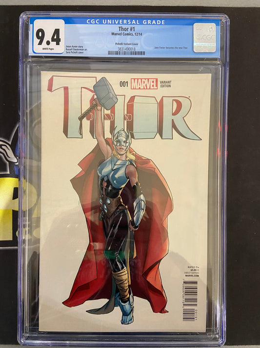 MARVEL COMICS CGC THOR #1 (12/14)VARIANT CGC 9.4
