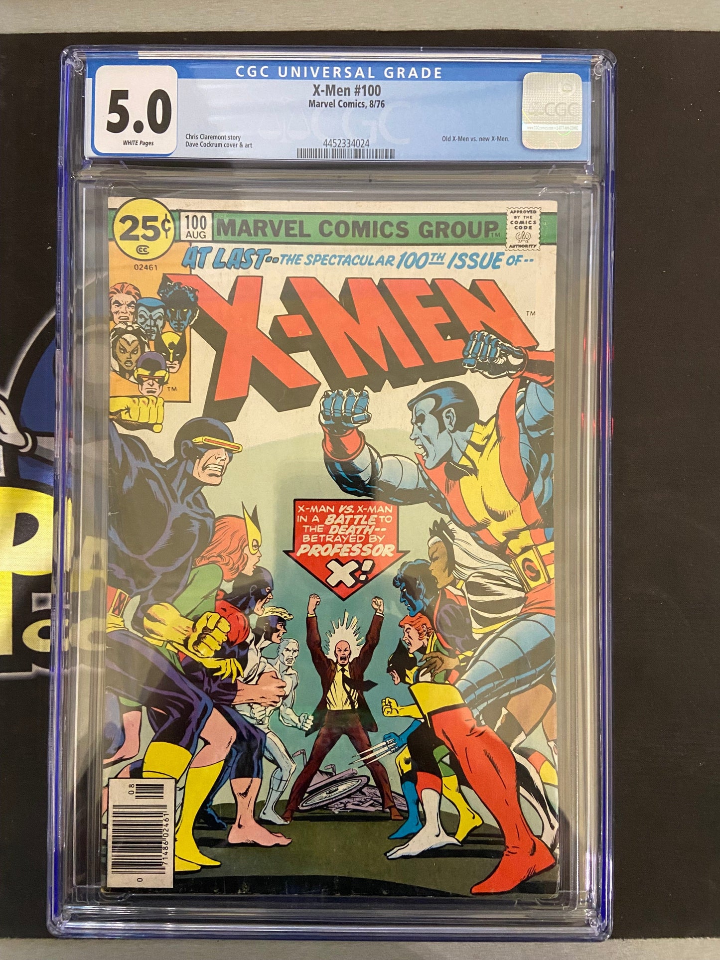 MARVEL COMICS CGC UNCANNY X MEN #100 CGC 5.0