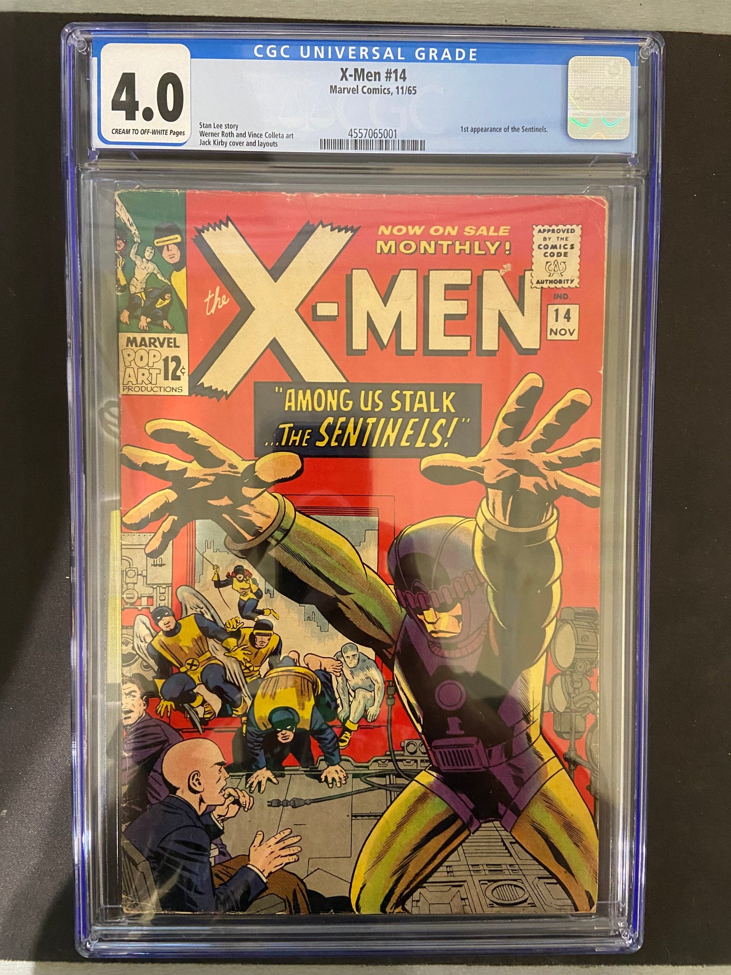 MARVEL COMICS CGC X MEN #14 CGC 4.0