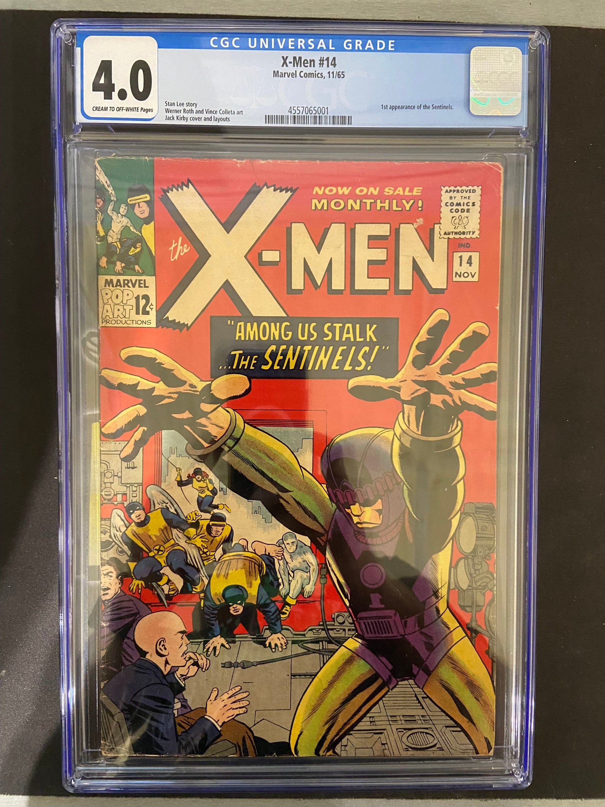 MARVEL COMICS CGC X MEN #14 CGC 4.0