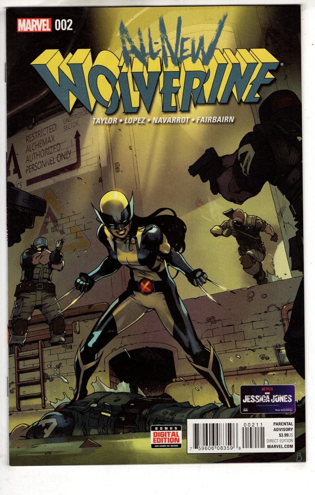 MARVEL COMICS COMIC BOOK ALL NEW WOLVERINE #2  [VF/NM]