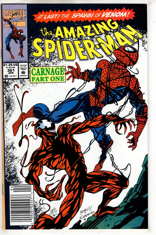 MARVEL COMICS COMIC BOOK AMAZING SPIDER-MAN #361