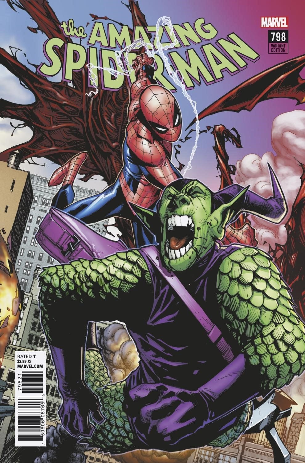 MARVEL COMICS COMIC BOOK AMAZING SPIDER-MAN #798 RAMOS CONNECTING VAR LEG