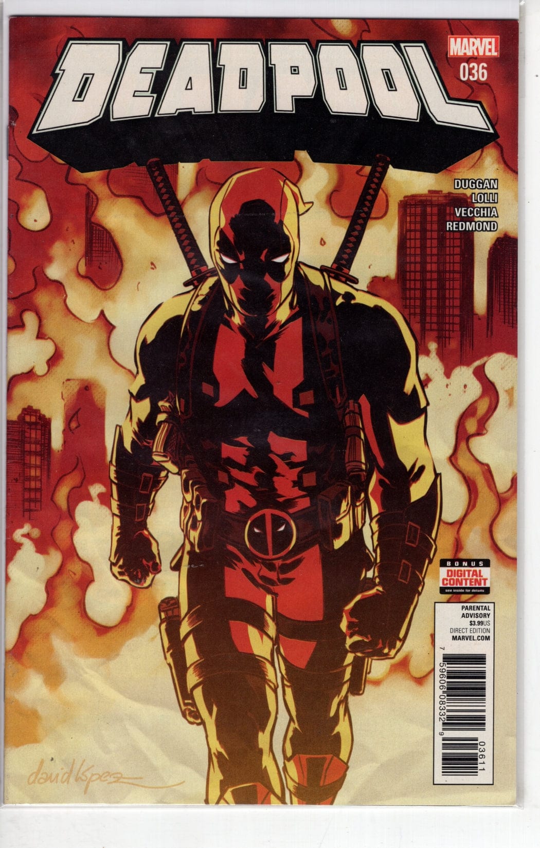 MARVEL COMICS COMIC BOOK DEADPOOL #36 SE [VF/NM]