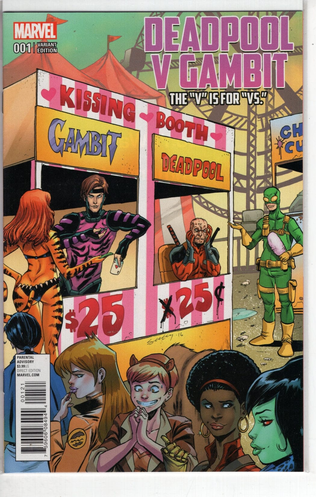 MARVEL COMICS COMIC BOOK DEADPOOL VS GAMBIT #1 (OF 5) SEELEY VAR