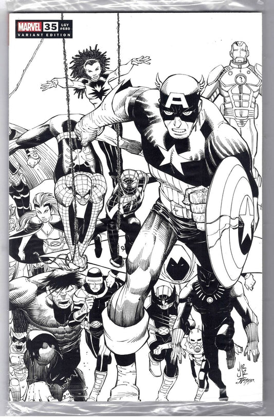 MARVEL COMICS COMIC BOOK FANTASTIC FOUR #35 JOHN ROMITA JR B&W VARIANT