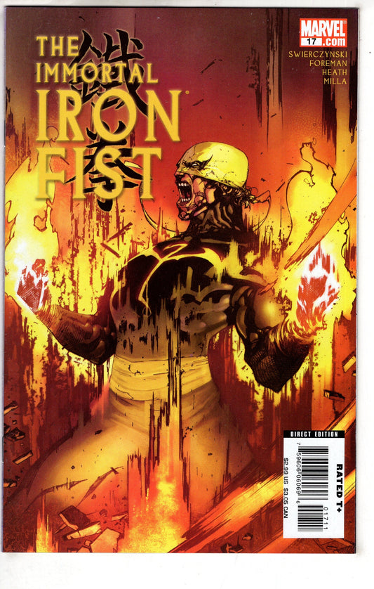 MARVEL COMICS COMIC BOOK IMMORTAL IRON FIST #17