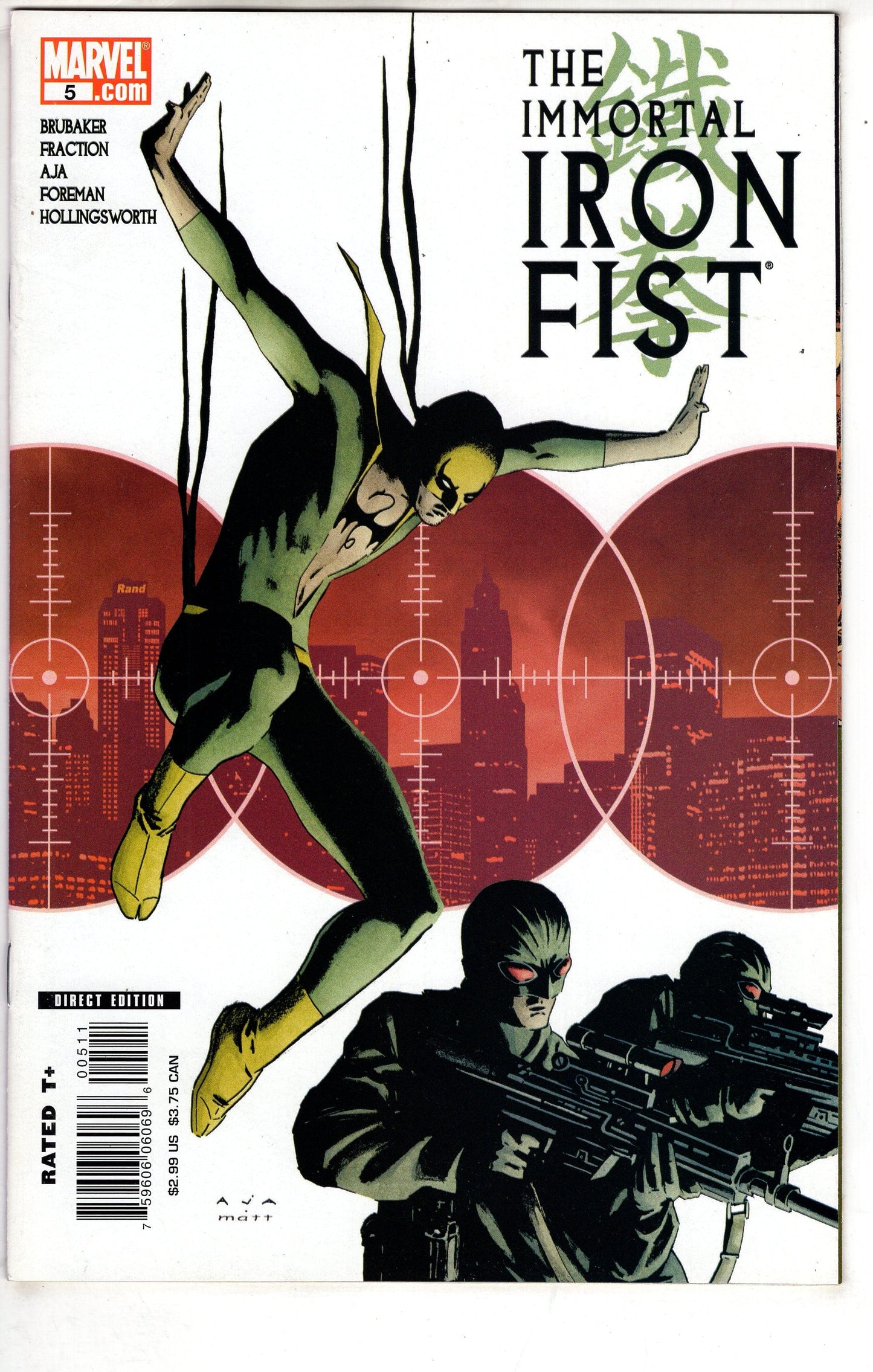 MARVEL COMICS COMIC BOOK IMMORTAL IRON FIST #5