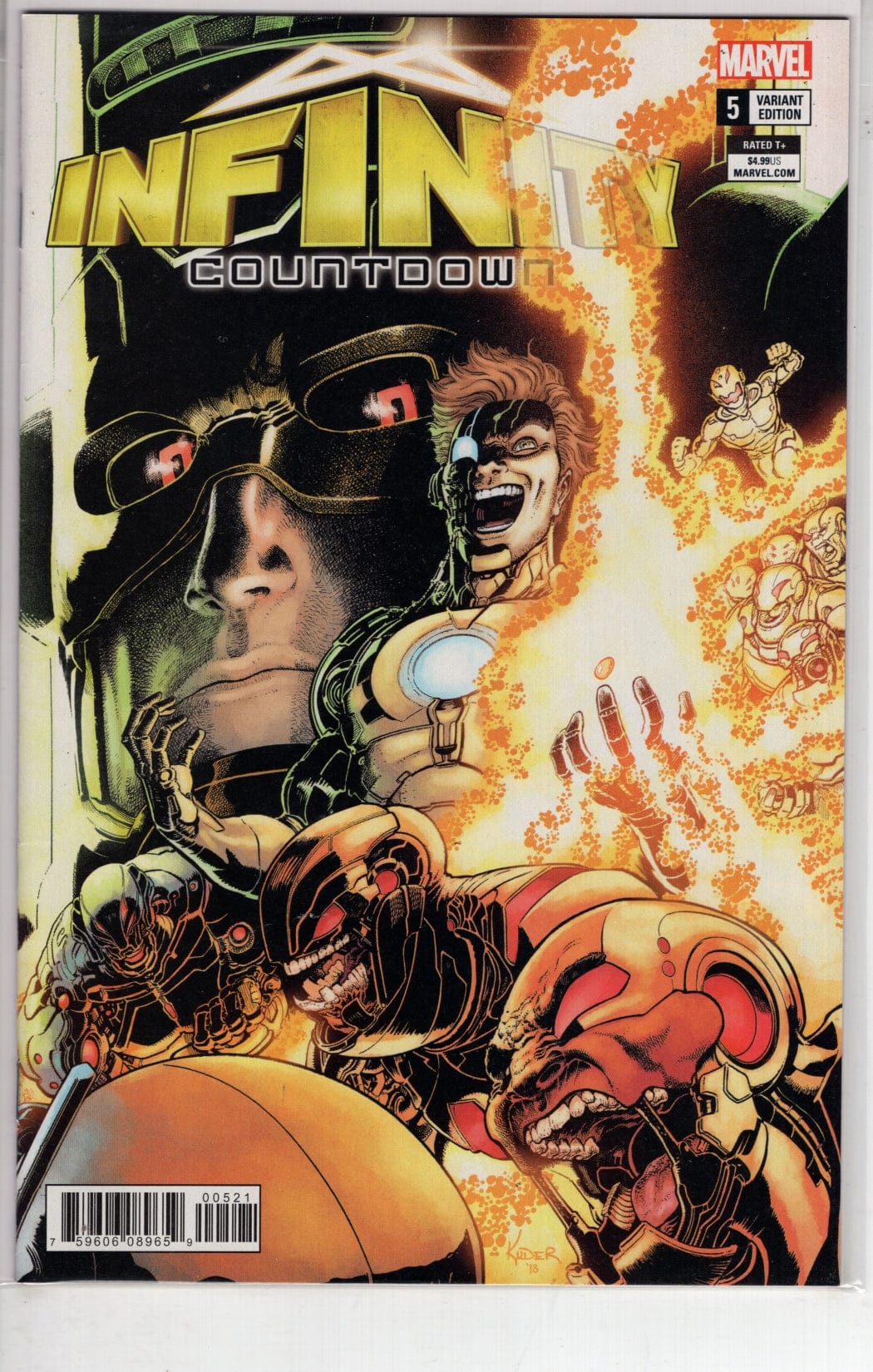 MARVEL COMICS COMIC BOOK INFINITY COUNTDOWN #5 (OF 5) KUDER CONNECTING VAR  [VF/NM]