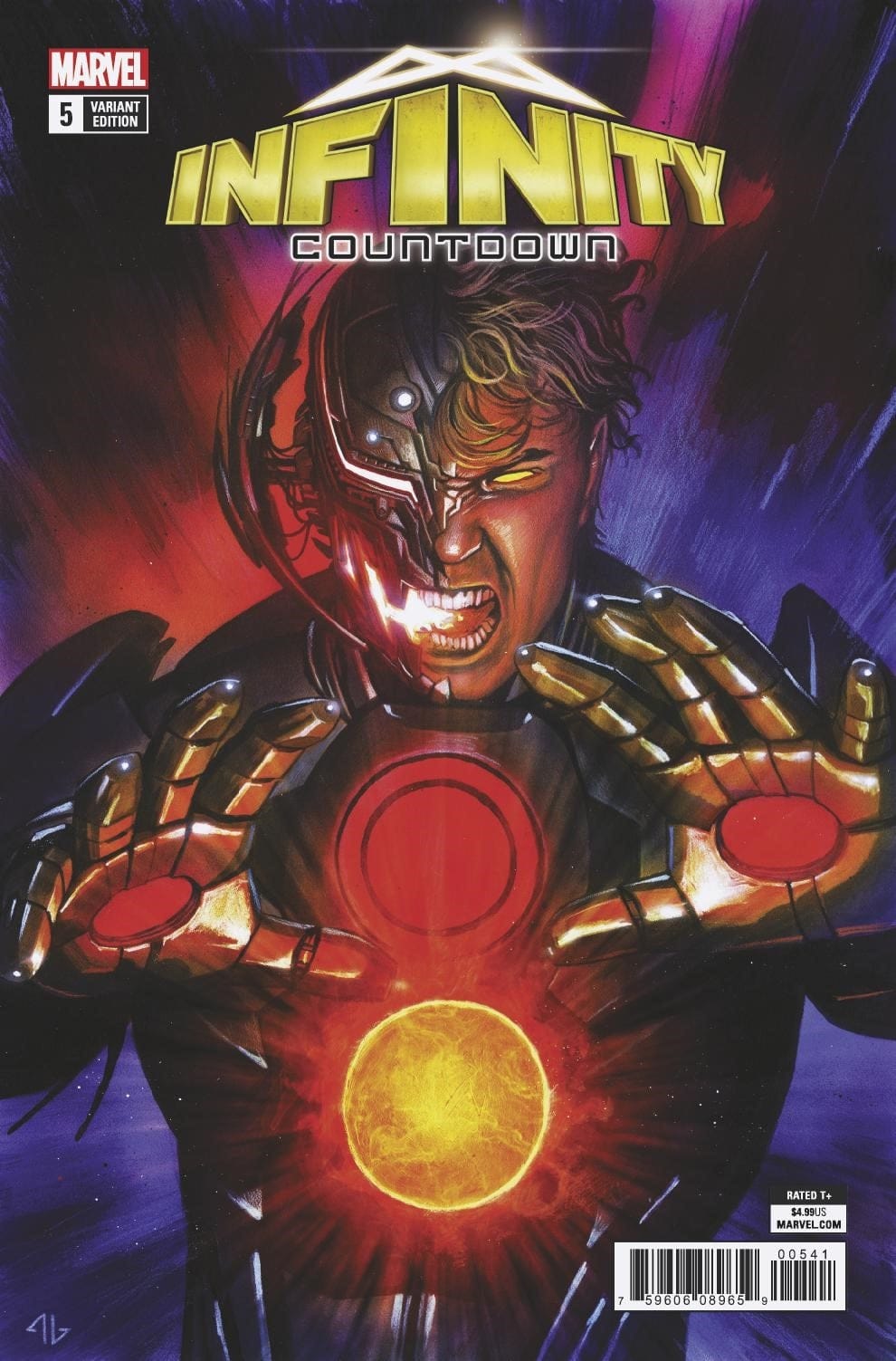 MARVEL COMICS COMIC BOOK INFINITY COUNTDOWN #5 (OF 5) ULTRON HOLDS INFINITY VAR  [VF/NM]