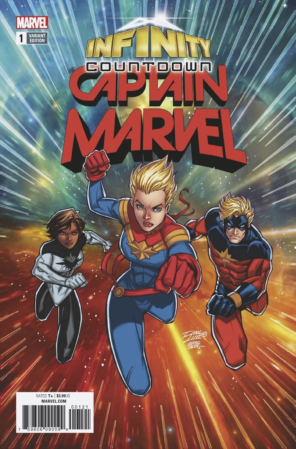 MARVEL COMICS COMIC BOOK INFINITY COUNTDOWN CAPTAIN MARVEL #1 LIM VAR  [VF/NM]